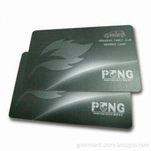 0.76/0.84mm PVC Magnetic Card, Used for Club, Insurance Agent, Market, and Hospital